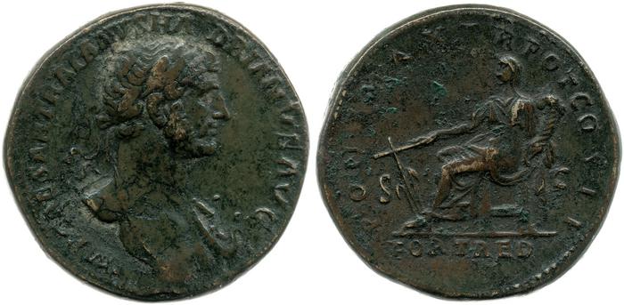 RIC II, Part 3 (second edition) Hadrian 150, реверс, bm