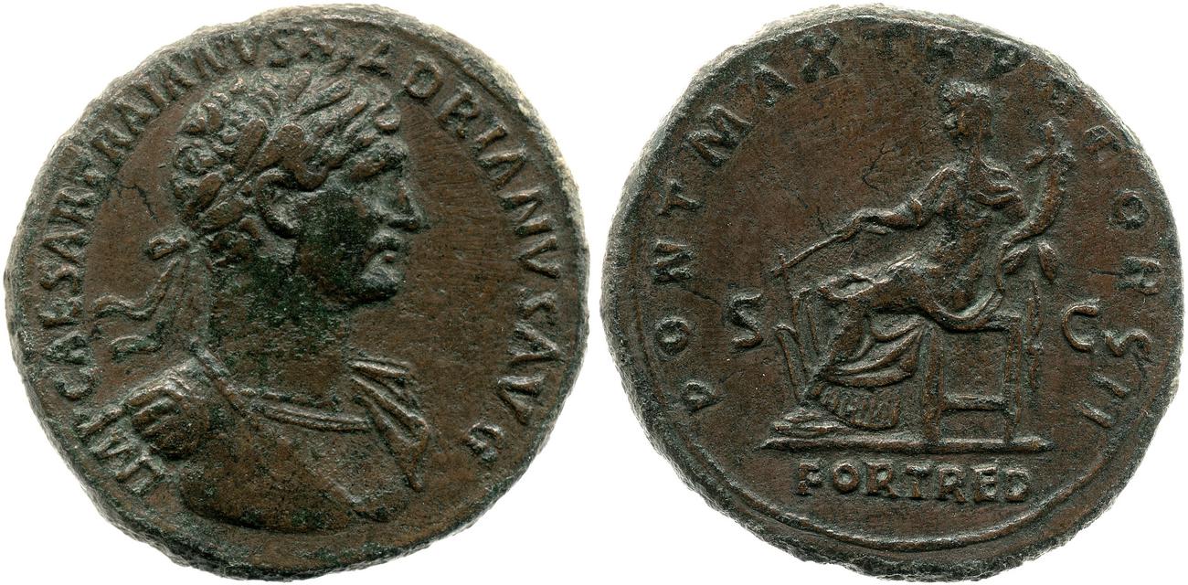 obverse RIC II, Part 3 (second edition) Hadrian 151