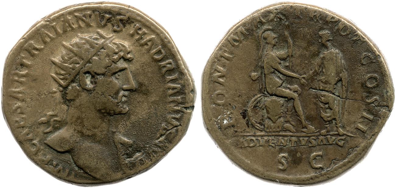 RIC II, Part 3 (second edition) Hadrian 159, аверс, bm