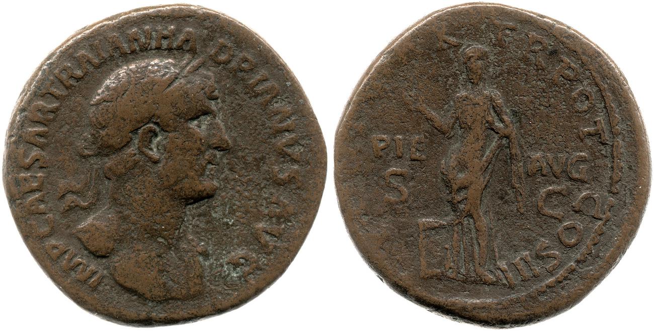 obverse RIC II, Part 3 (second edition) Hadrian 481