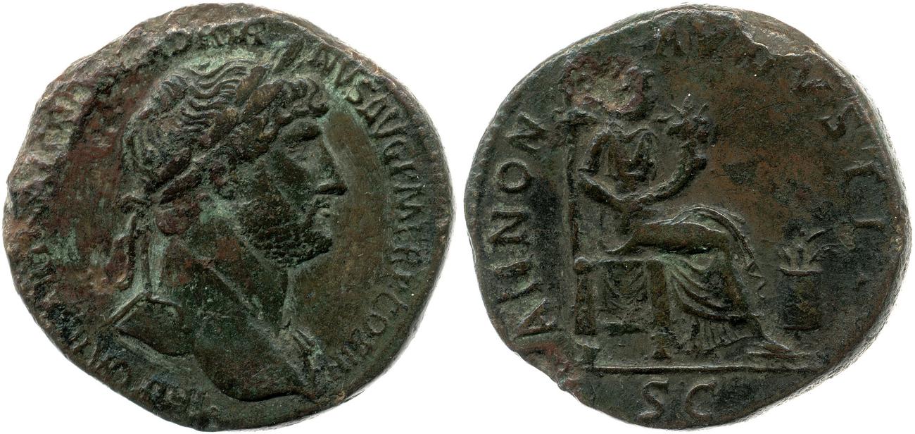 RIC II, Part 3 (second edition) Hadrian 269, аверс, bm