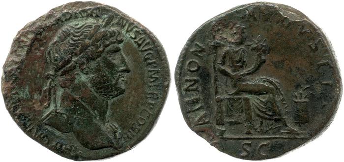 RIC II, Part 3 (second edition) Hadrian 269, реверс, bm