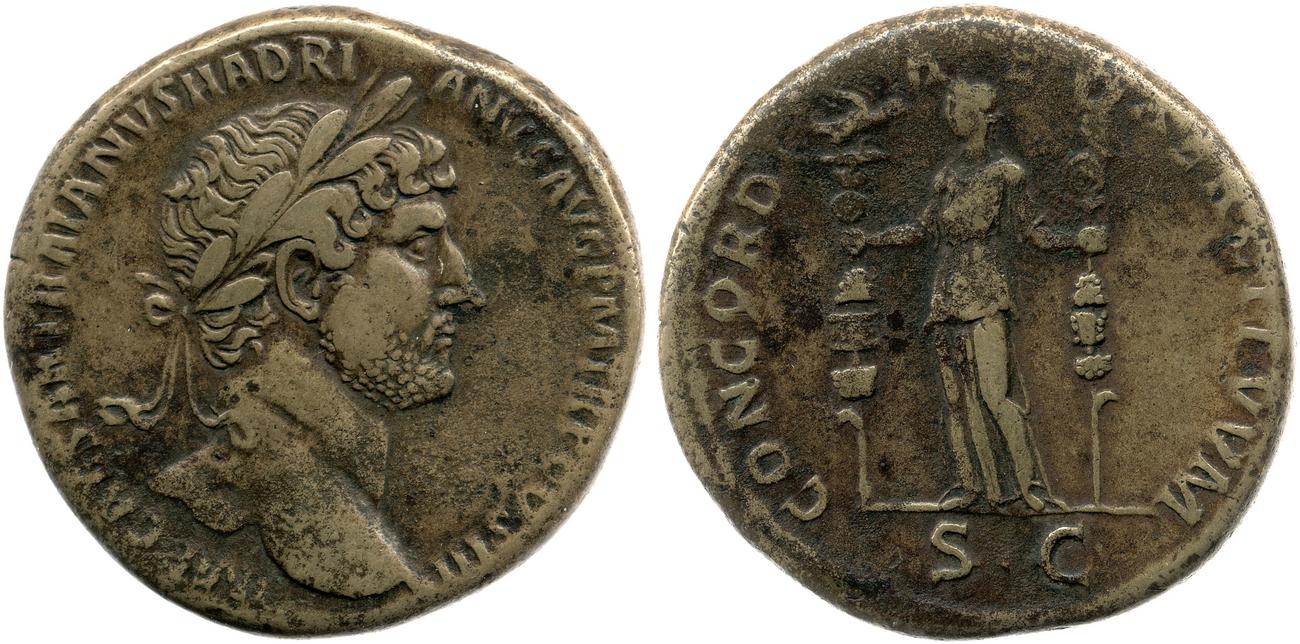 obverse RIC II, Part 3 (second edition) Hadrian 410