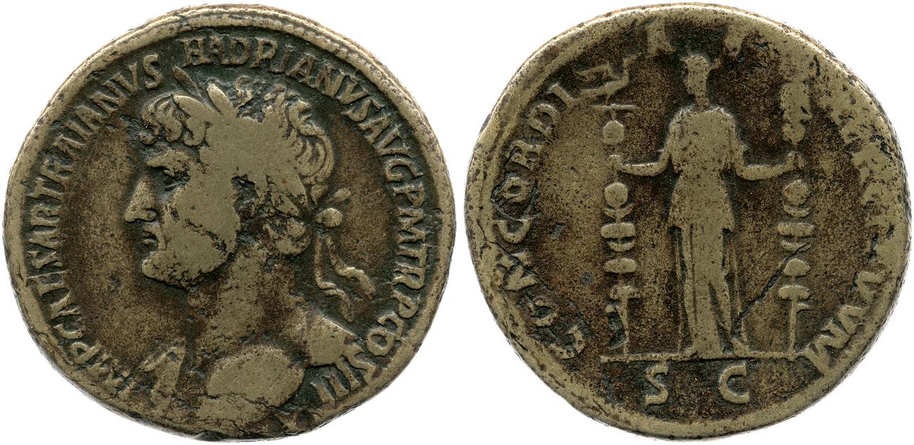 аверс RIC II, Part 3 (second edition) Hadrian 412