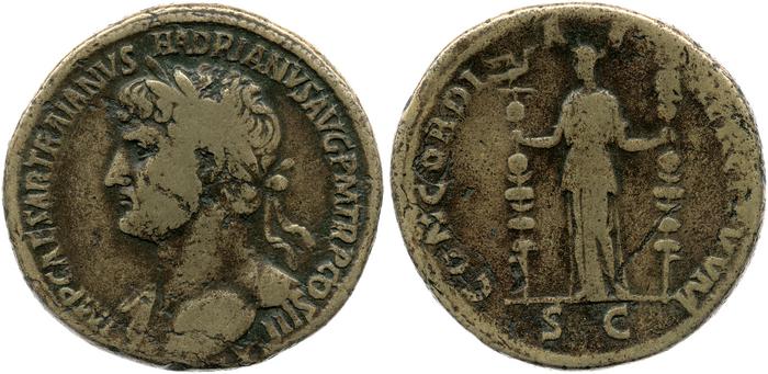 реверс RIC II, Part 3 (second edition) Hadrian 412