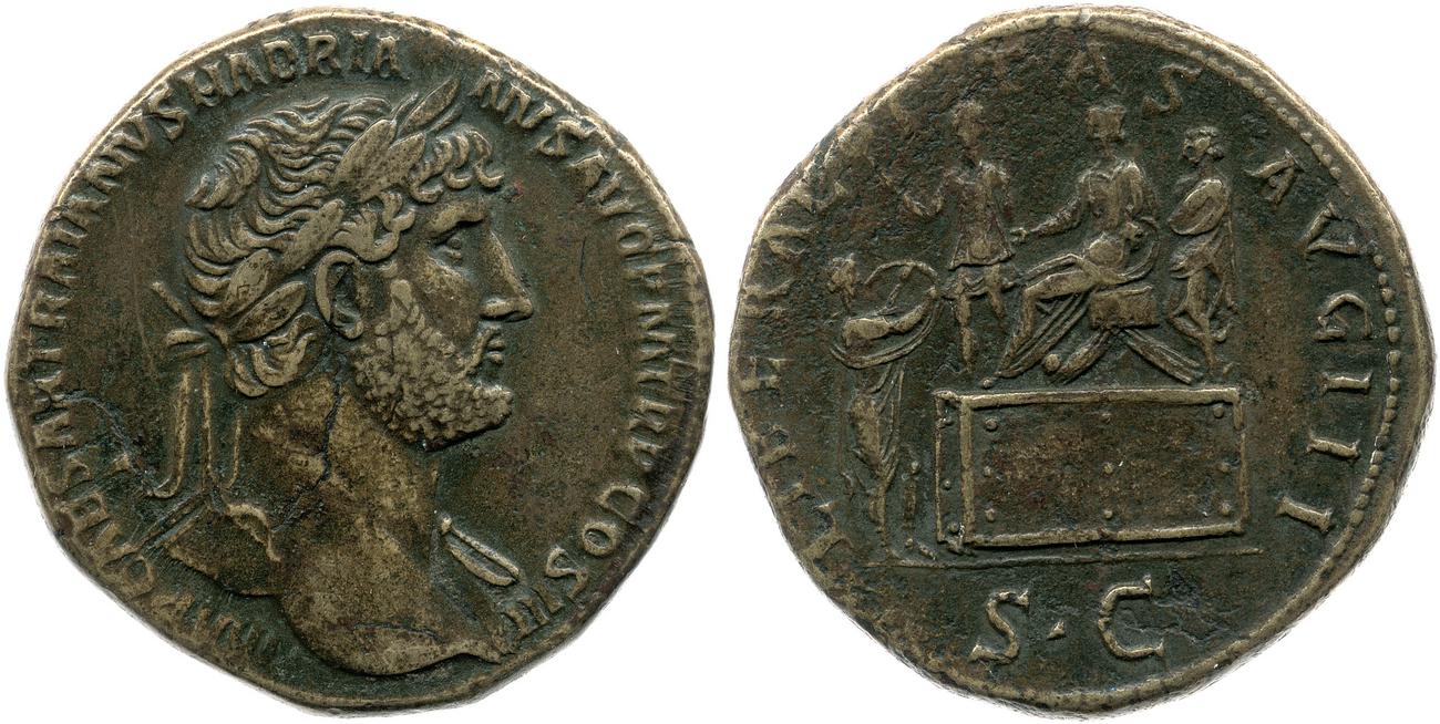 obverse RIC II, Part 3 (second edition) Hadrian 420
