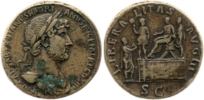 reverse RIC II, Part 3 (second edition) Hadrian 421