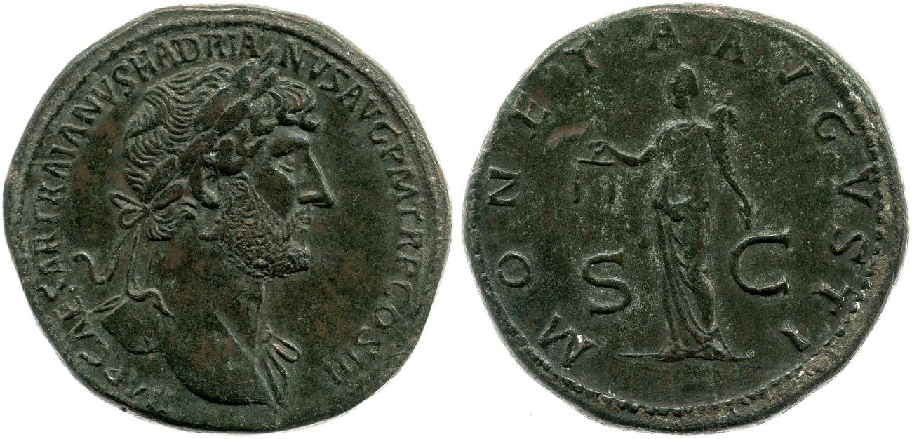 obverse RIC II, Part 3 (second edition) Hadrian 432