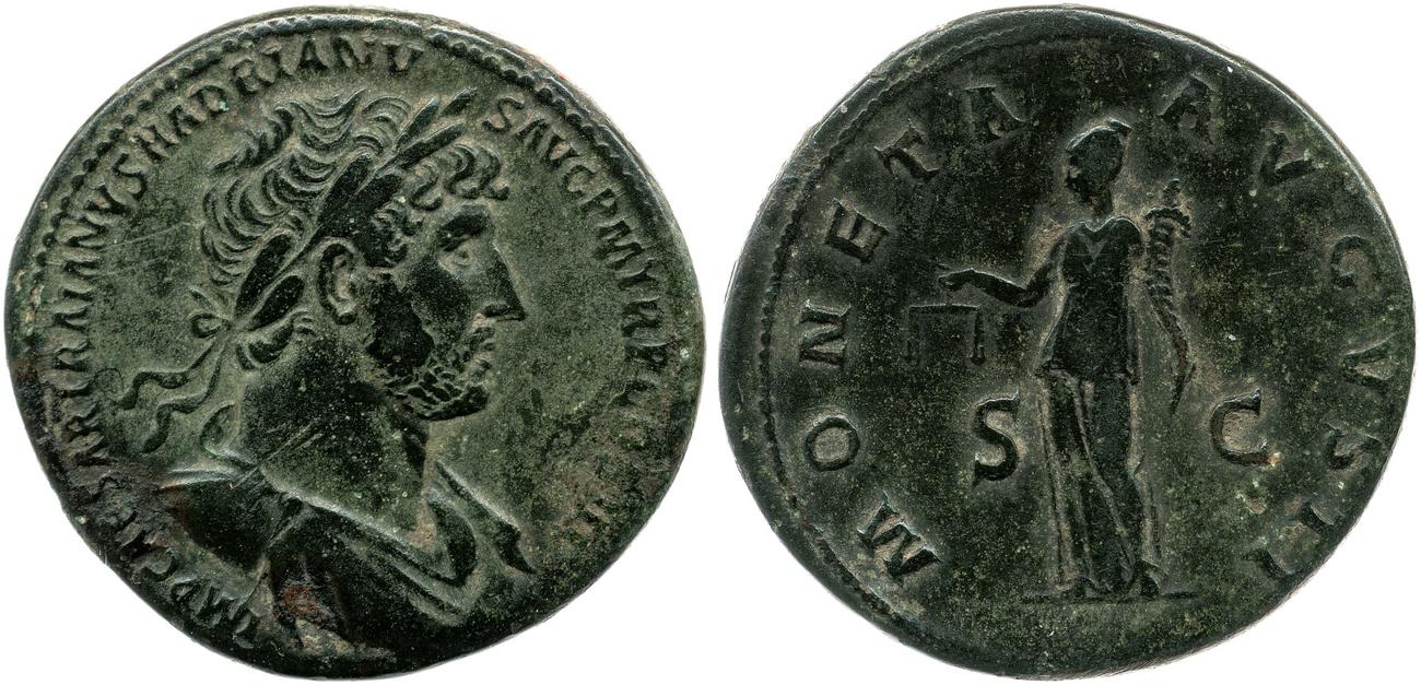 obverse RIC II, Part 3 (second edition) Hadrian 435