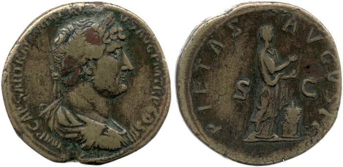 реверс RIC II, Part 3 (second edition) Hadrian 474