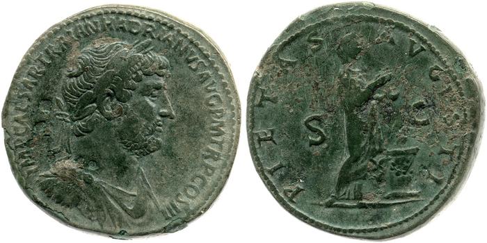 реверс RIC II, Part 3 (second edition) Hadrian 473