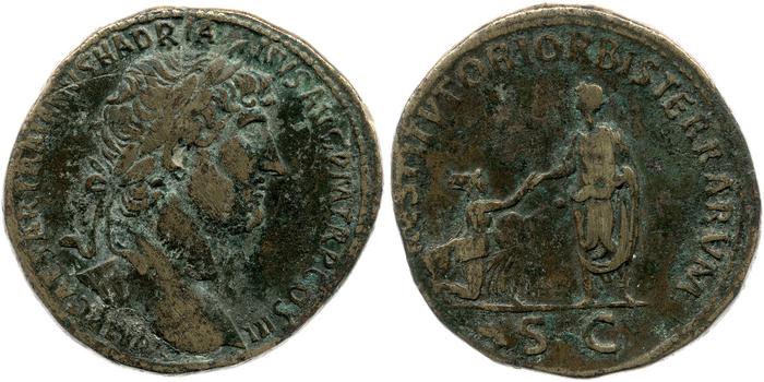 реверс RIC II, Part 3 (second edition) Hadrian 450