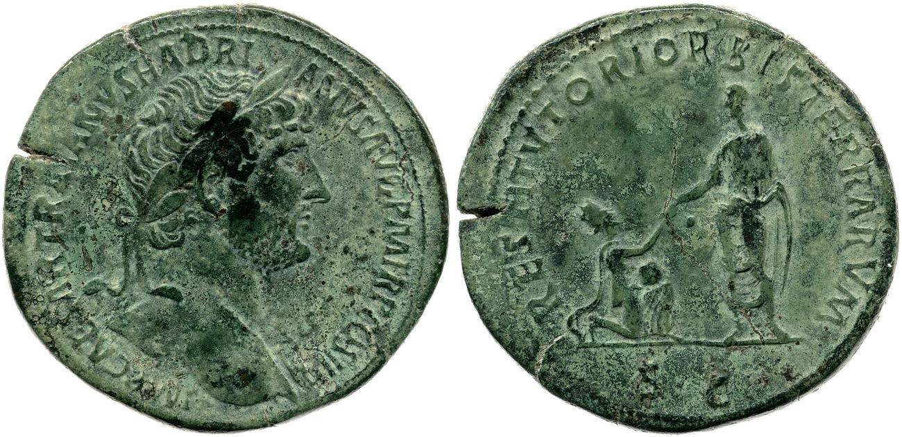 RIC II, Part 3 (second edition) Hadrian 450, аверс, bm