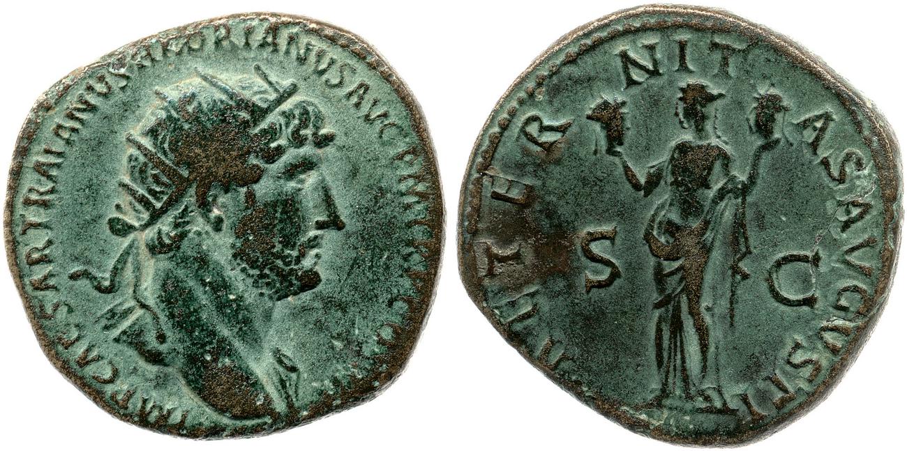 obverse RIC II, Part 3 (second edition) Hadrian 403