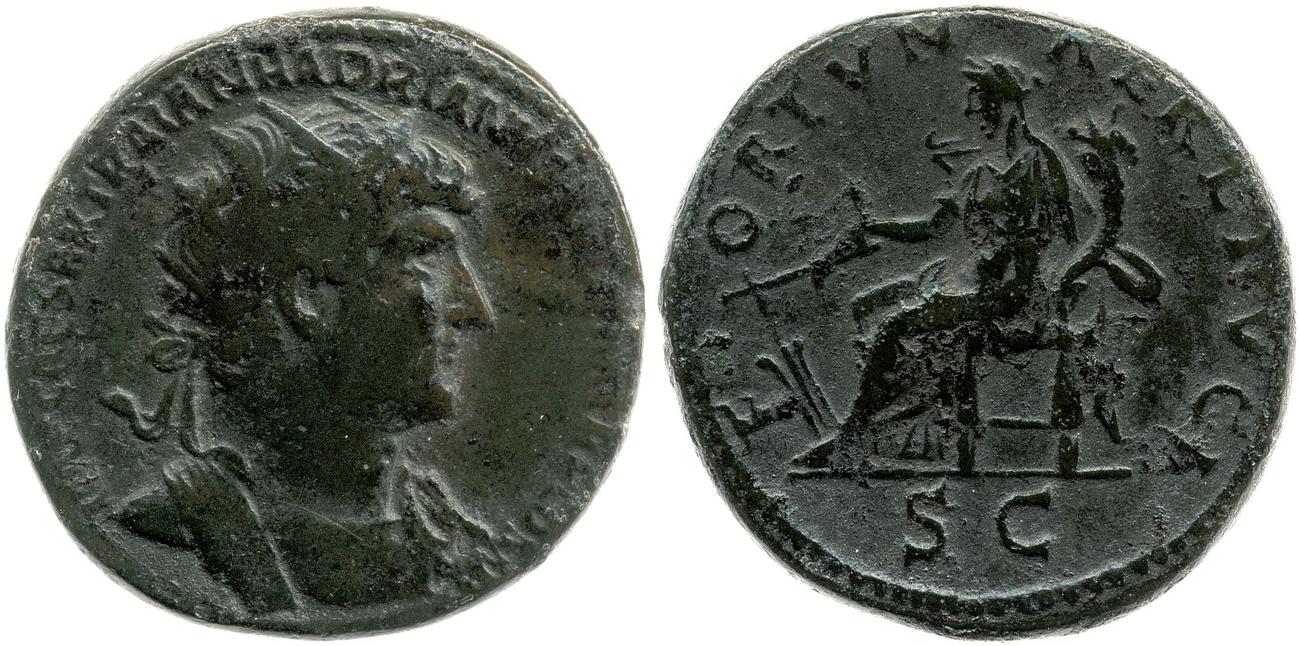 obverse RIC II, Part 3 (second edition) Hadrian 615