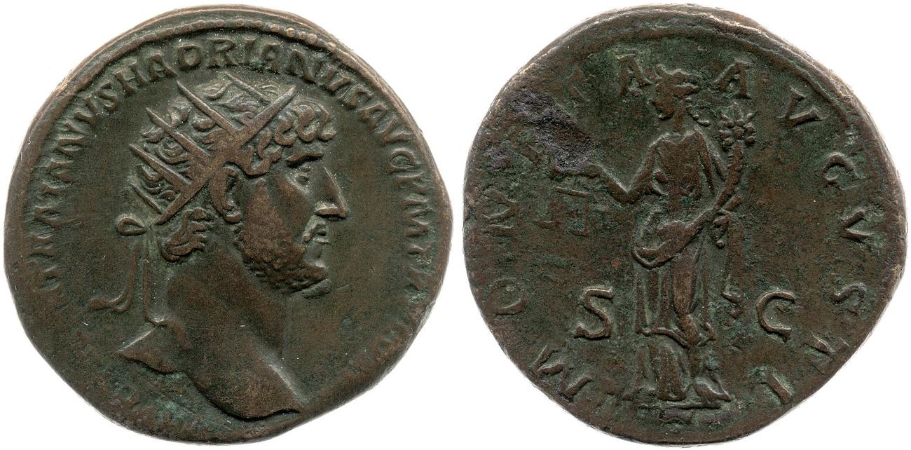 obverse RIC II, Part 3 (second edition) Hadrian 439
