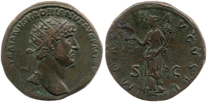 reverse RIC II, Part 3 (second edition) Hadrian 439