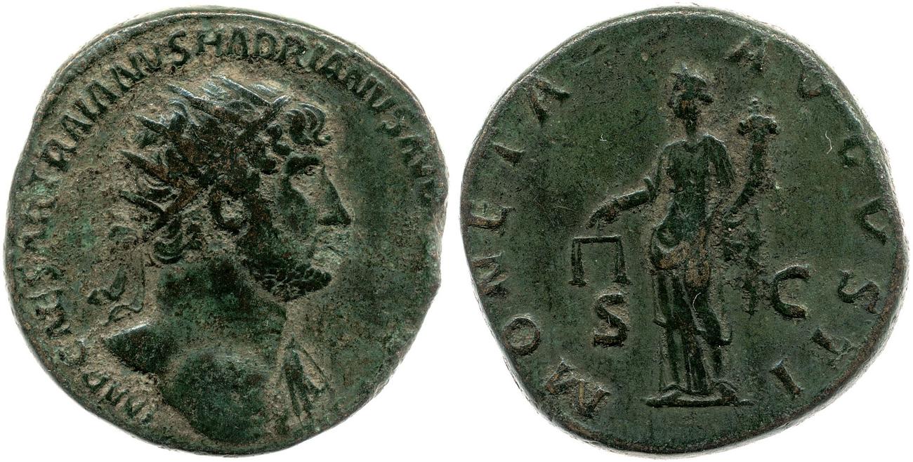 obverse RIC II, Part 3 (second edition) Hadrian 440
