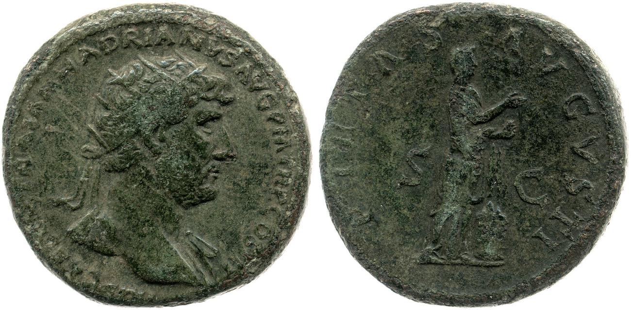 obverse RIC II, Part 3 (second edition) Hadrian 475