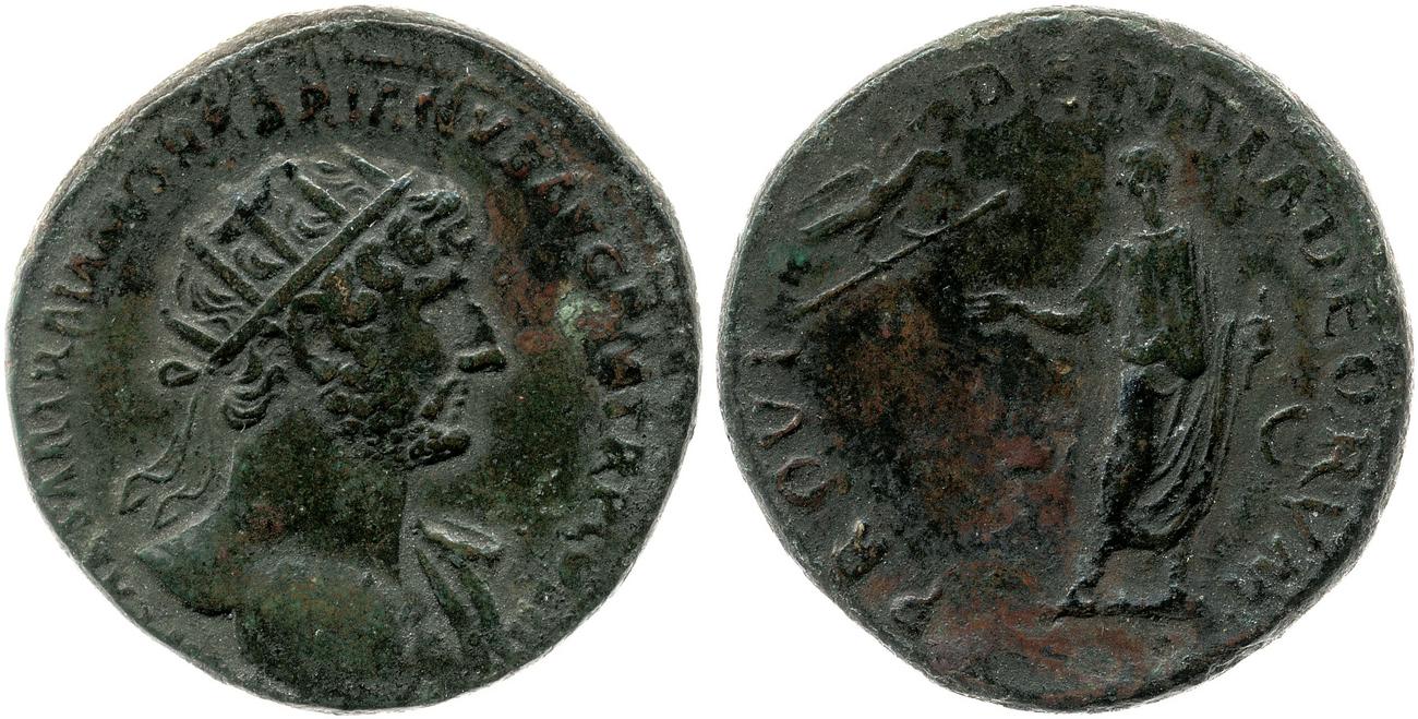 obverse RIC II, Part 3 (second edition) Hadrian 261