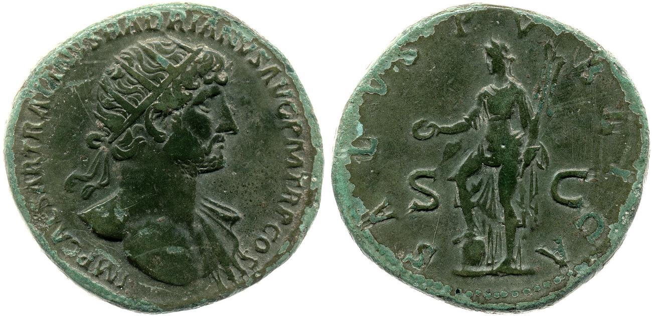 аверс RIC II, Part 3 (second edition) Hadrian 276