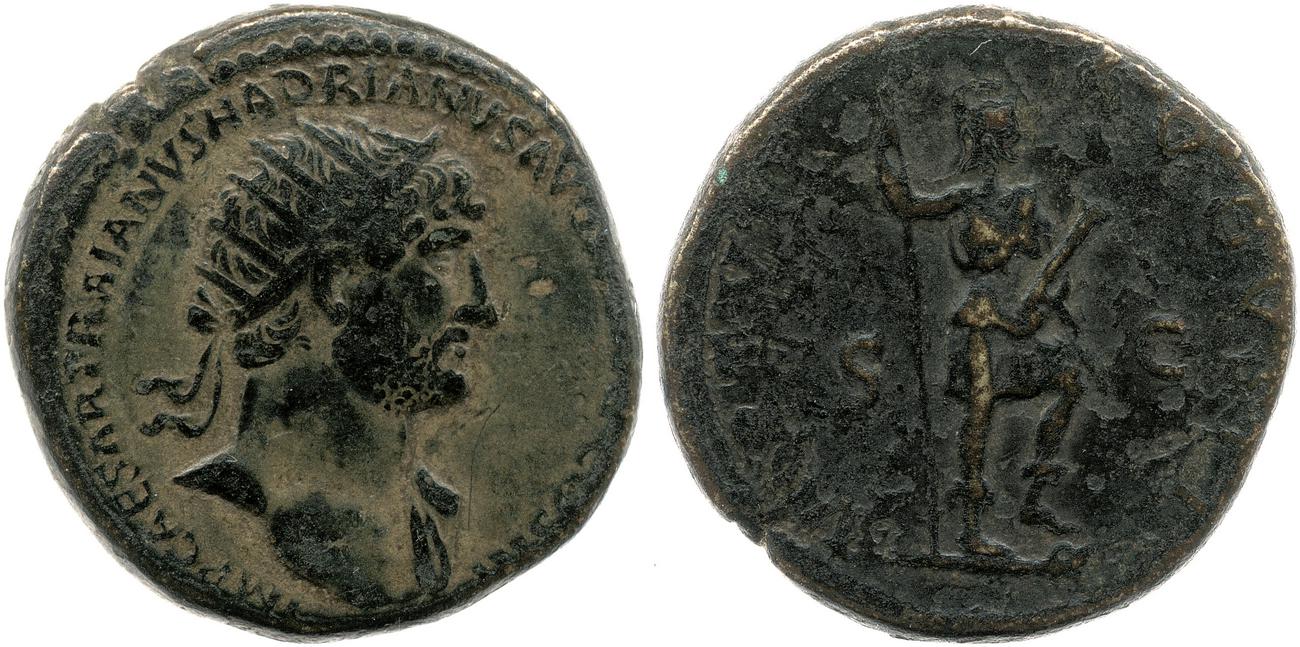 аверс RIC II, Part 3 (second edition) Hadrian 280