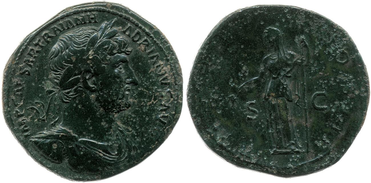 obverse RIC II, Part 3 (second edition) Hadrian 662