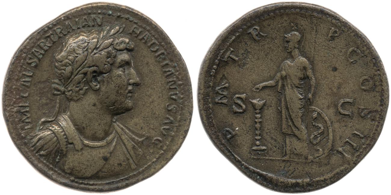 аверс RIC II, Part 3 (second edition) Hadrian 2812