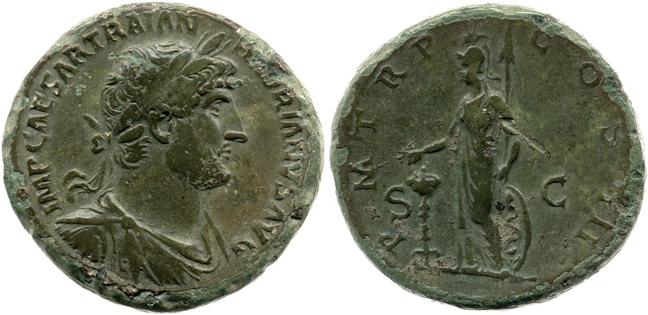 obverse RIC II, Part 3 (second edition) Hadrian 668