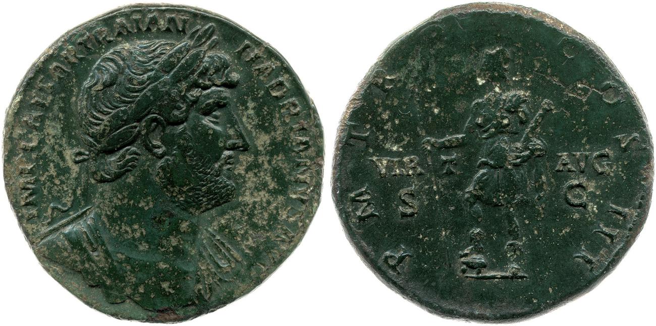 obverse RIC II, Part 3 (second edition) Hadrian 656