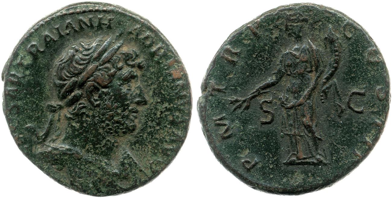 obverse RIC II, Part 3 (second edition) Hadrian 675