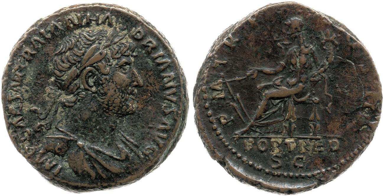 obverse RIC II, Part 3 (second edition) Hadrian 648