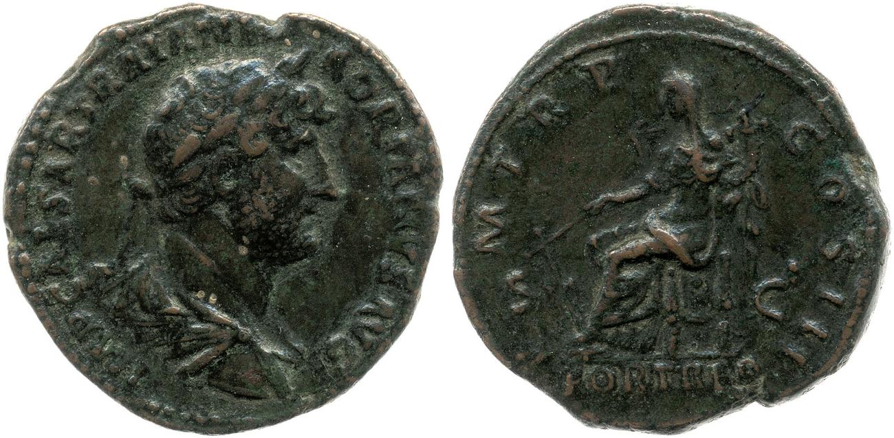 RIC II, Part 3 (second edition) Hadrian 650, аверс, Британский музей