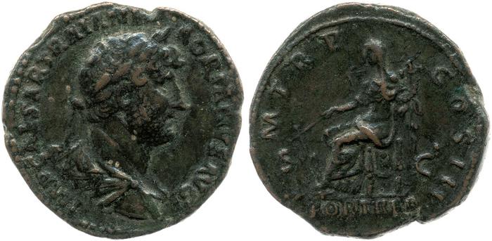 RIC II, Part 3 (second edition) Hadrian 650, реверс, Британский музей