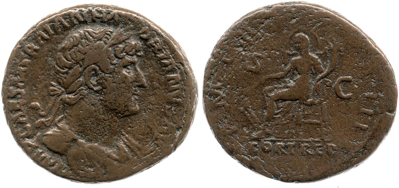 RIC II, Part 3 (second edition) Hadrian 648, аверс, Британский музей