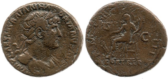 RIC II, Part 3 (second edition) Hadrian 648, реверс, Британский музей