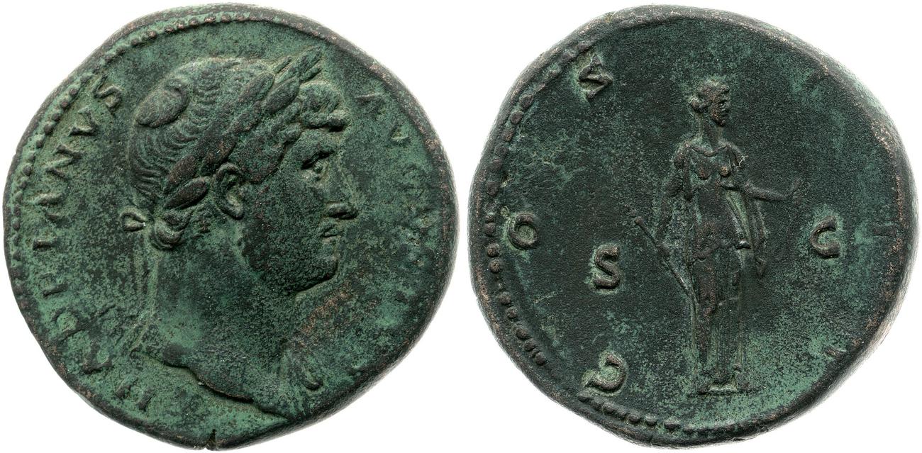RIC II, Part 3 (second edition) Hadrian 738, аверс, bm