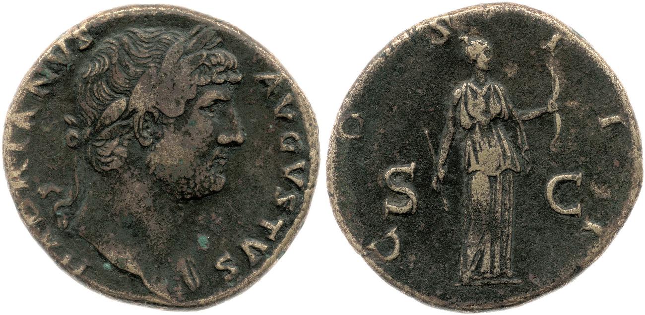 RIC II, Part 3 (second edition) Hadrian 738, аверс, bm
