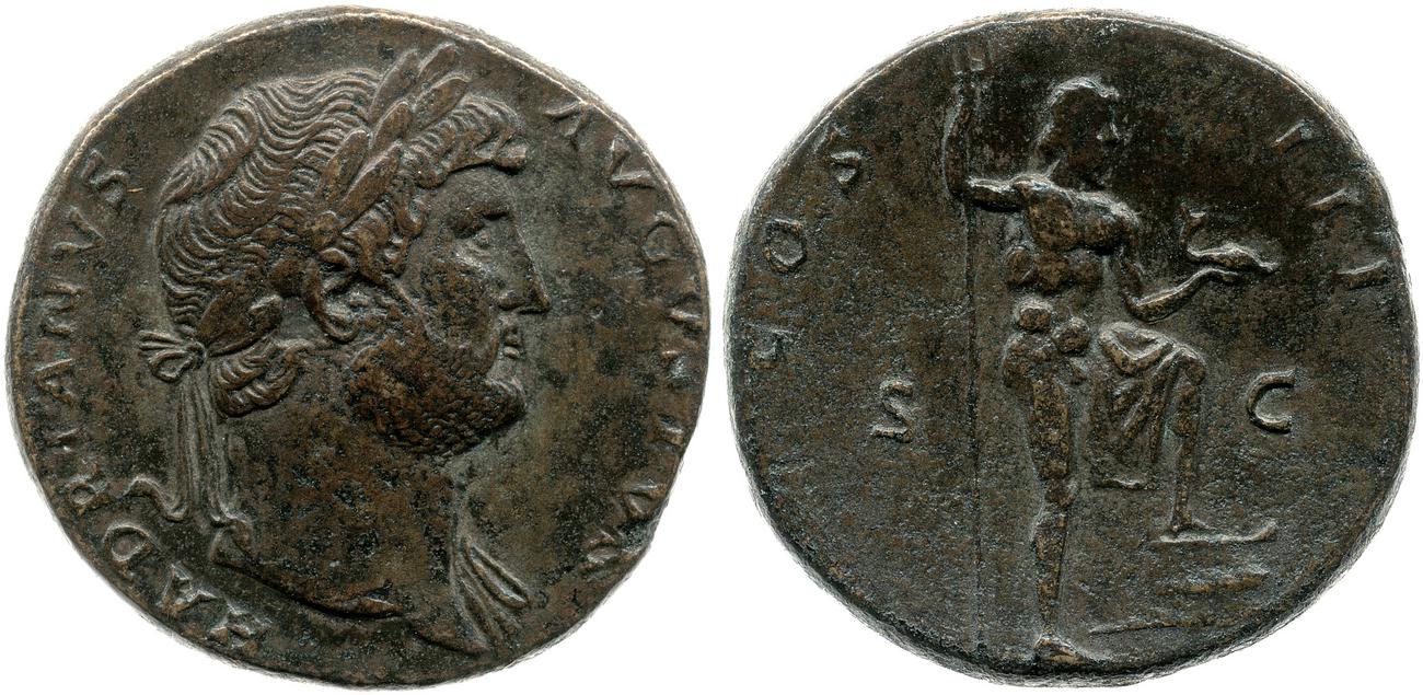 RIC II, Part 3 (second edition) Hadrian 813, аверс, bm