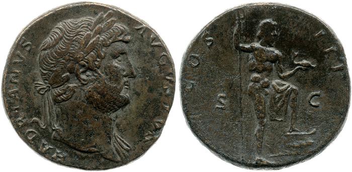 RIC II, Part 3 (second edition) Hadrian 813, реверс, bm