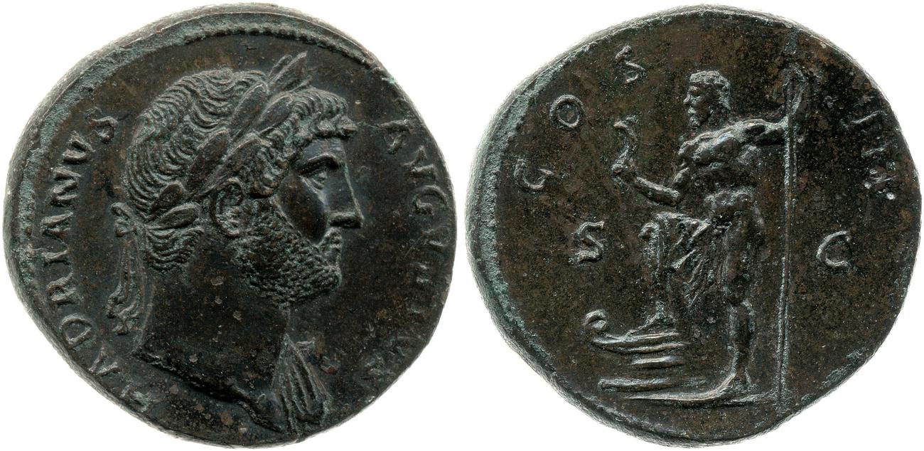 RIC II, Part 3 (second edition) Hadrian 811, аверс, bm