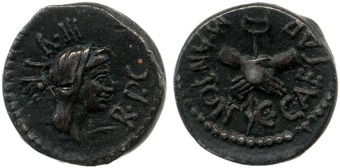 RRC 529/4b, реверс, bm