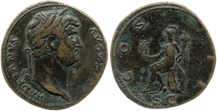 RIC II, Part 3 (second edition) Hadrian 870, реверс, bm