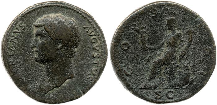 реверс RIC II, Part 3 (second edition) Hadrian 873