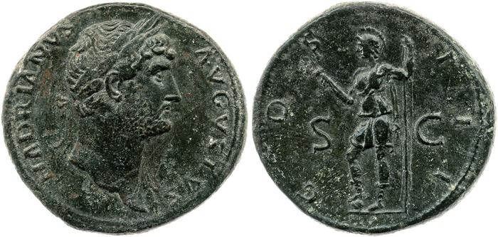 реверс RIC II, Part 3 (second edition) Hadrian 741