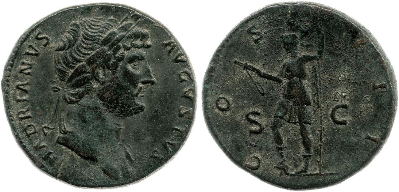 RIC II, Part 3 (second edition) Hadrian 741, аверс, bm