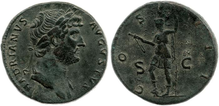 RIC II, Part 3 (second edition) Hadrian 741, реверс, bm