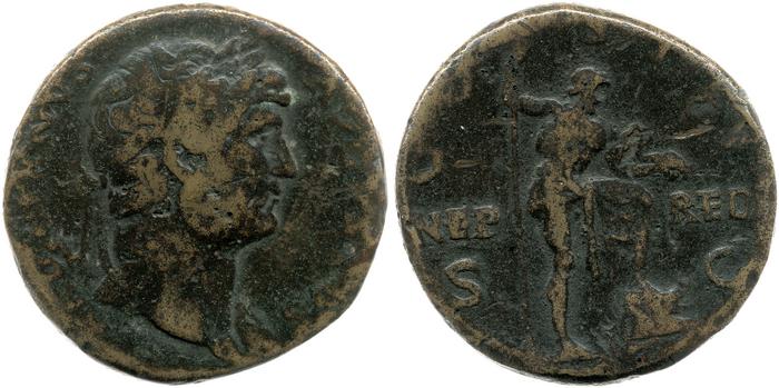 реверс RIC II, Part 3 (second edition) Hadrian 806