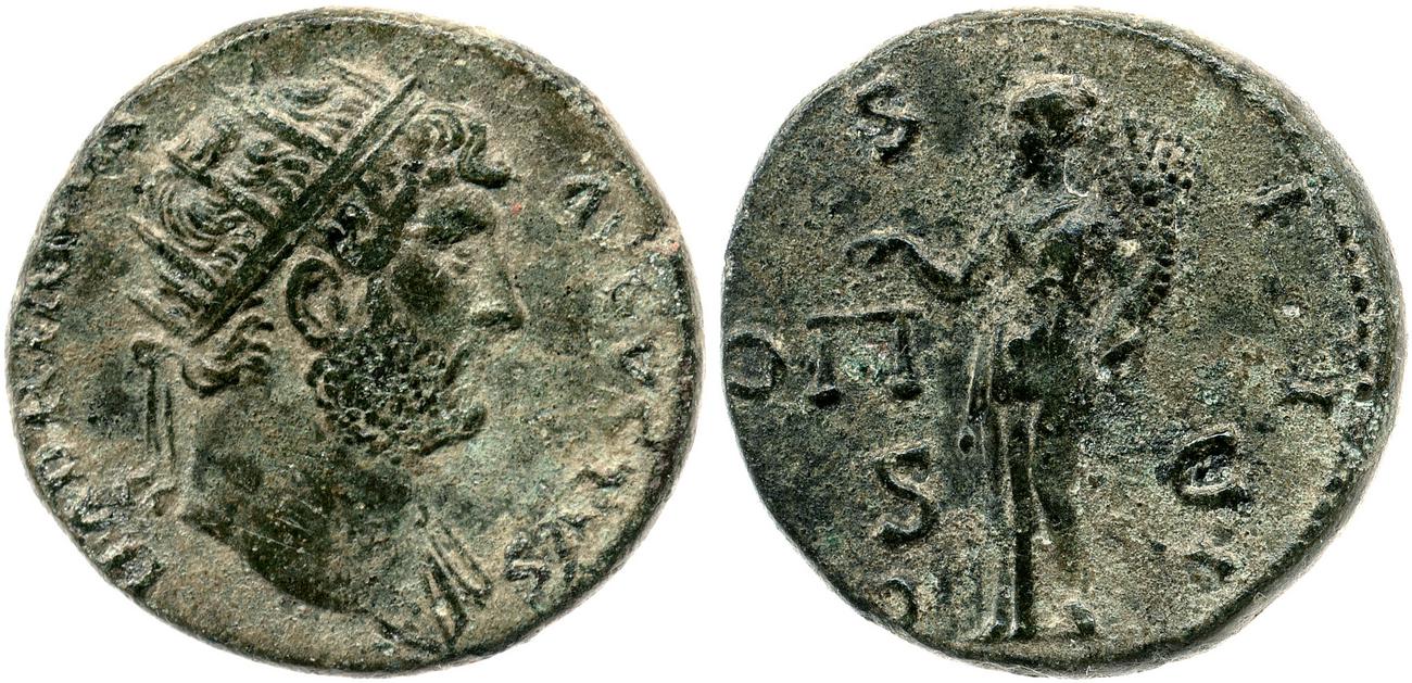 obverse RIC II, Part 3 (second edition) Hadrian 832