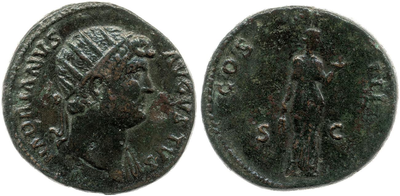 obverse RIC II, Part 3 (second edition) Hadrian 867